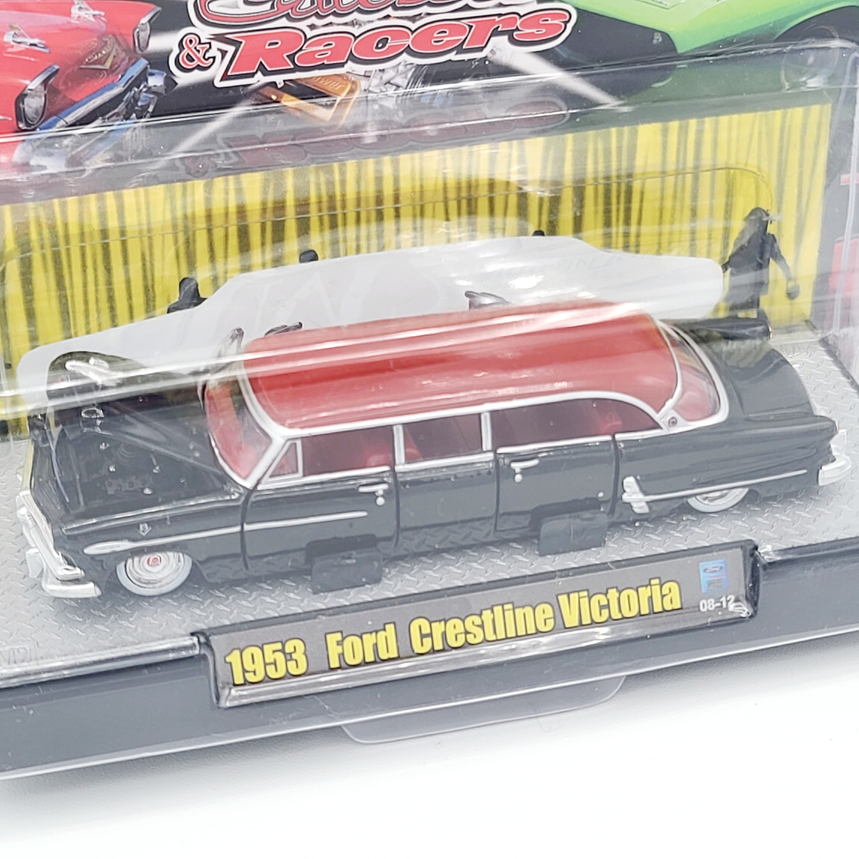 M2 Machines '53 Ford Crestline Victoria Limo - 1:64, Black (2008 Auto Stretch Rods - Customs & Racers REL.2)